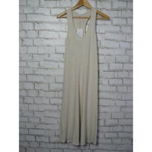 $148 Calme by Johnny Was Throw On Cozy Tencel Sweater Tank Dress Large NEW